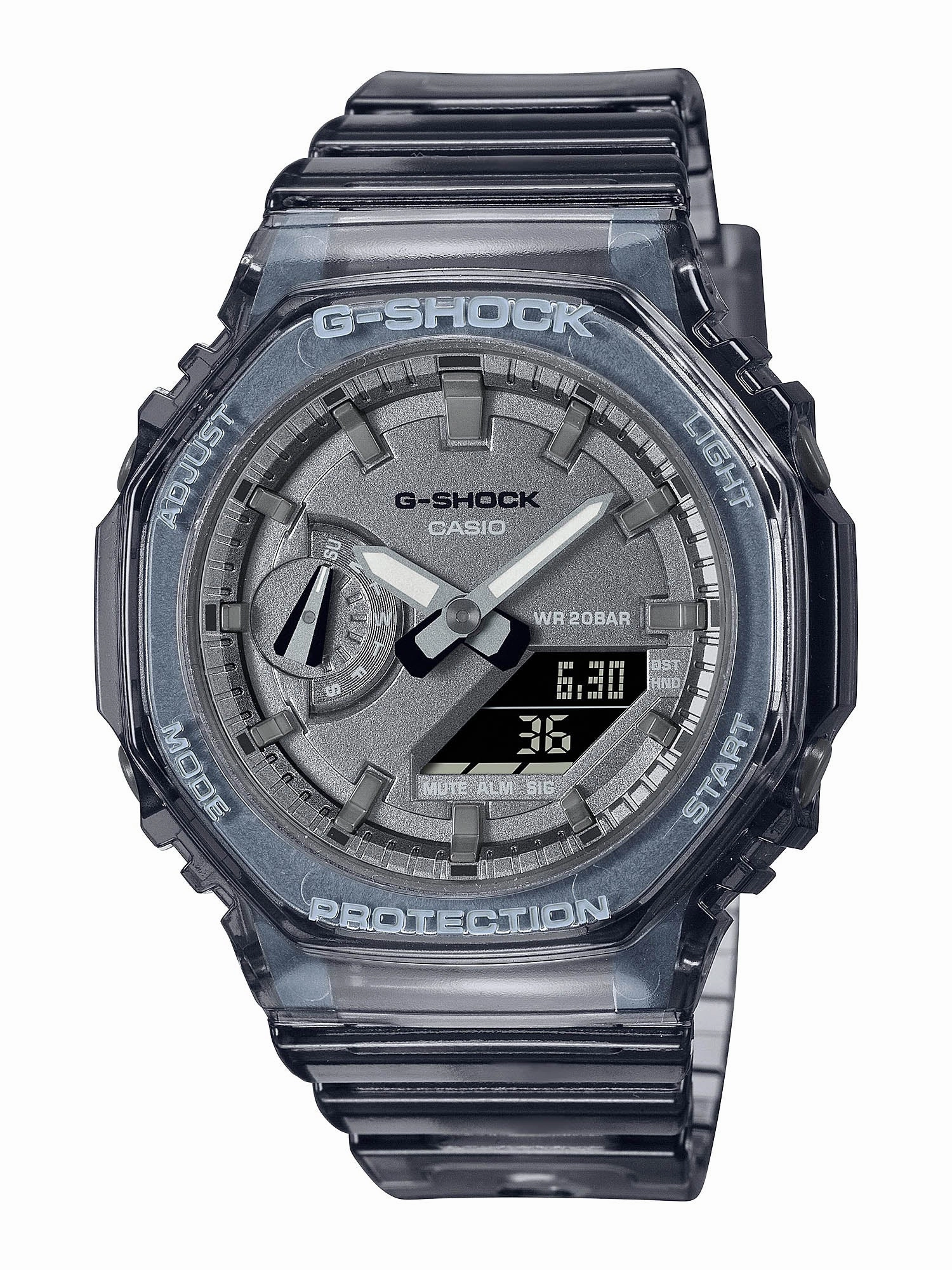 Casio G-Shock Mini CasiOak METALLIC SKELETON Womens Black Watch GMA-S2100SK-1A Sports Watch for Men/Women Budget Sports Watch Luxury Sports Watch