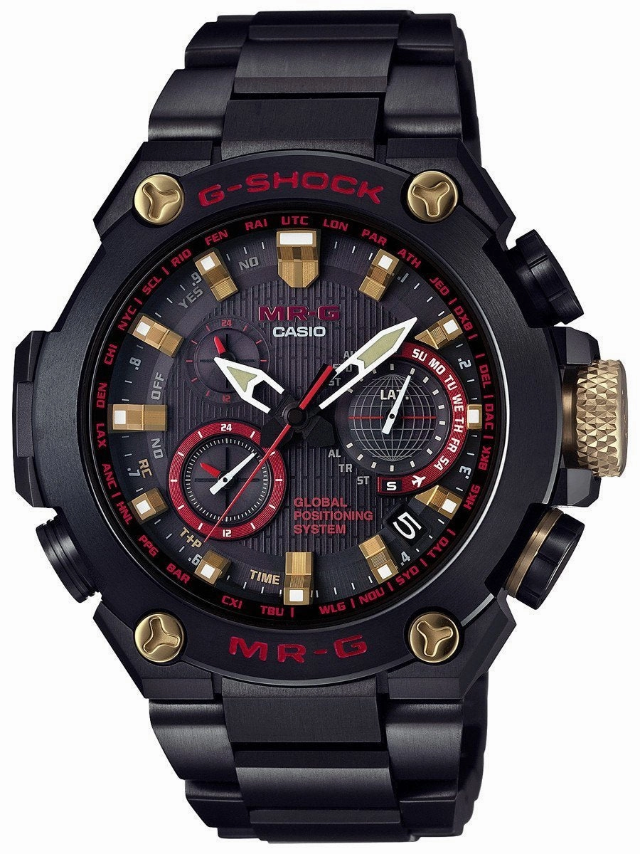 Casio G-Shock MR-G GPS Hybrid Mens Black Titanium Watch MRGG1000B-1A4 Sports Watch for Men/Women Budget Sports Watch Luxury Sports Watch