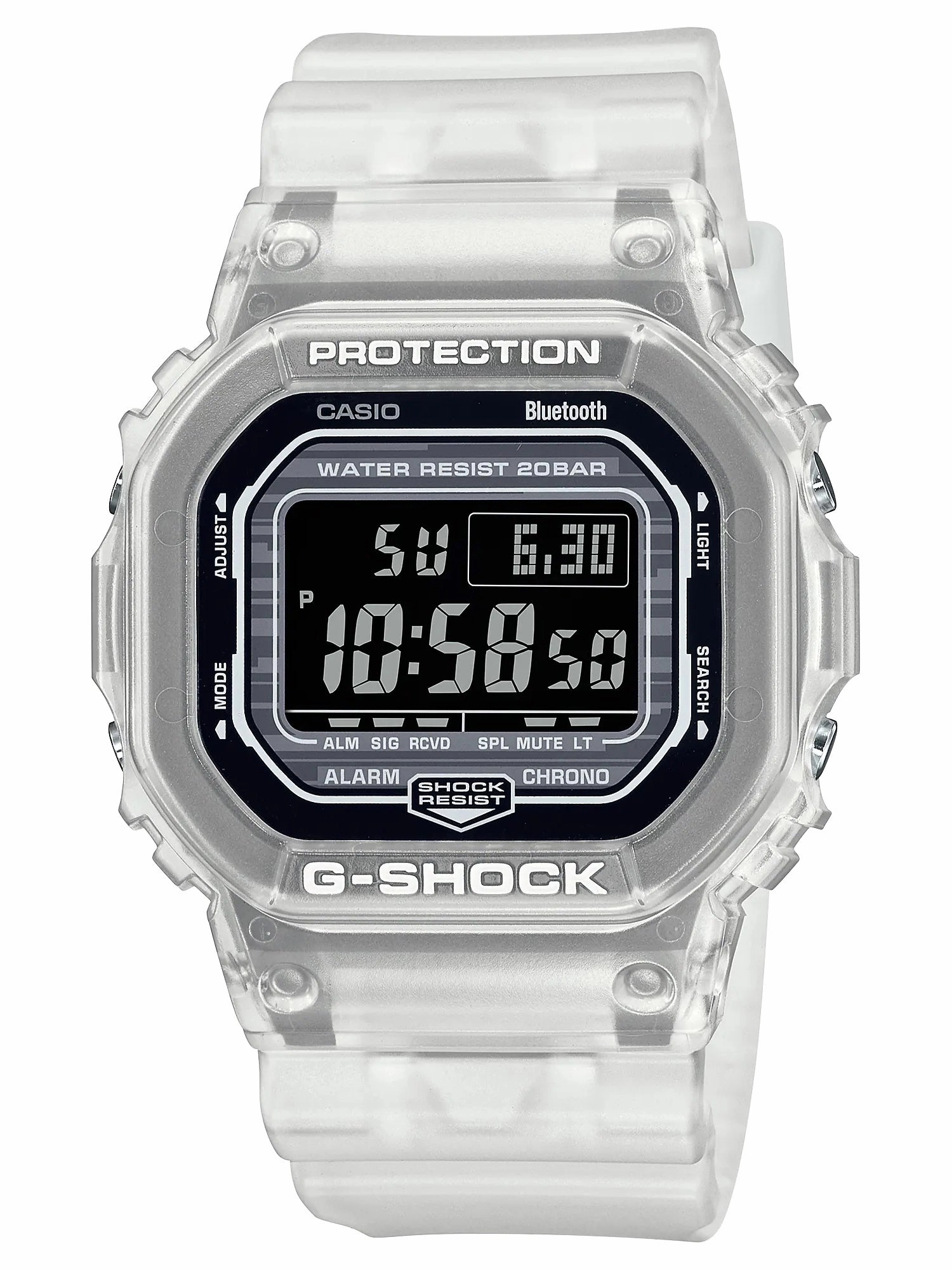 Casio G-Shock NEW BLUETOOTH DW-B5600 Series Mens Watch DW-B5600G-7 Hypoallergenic Silicone Watch Discount Silicone Watches