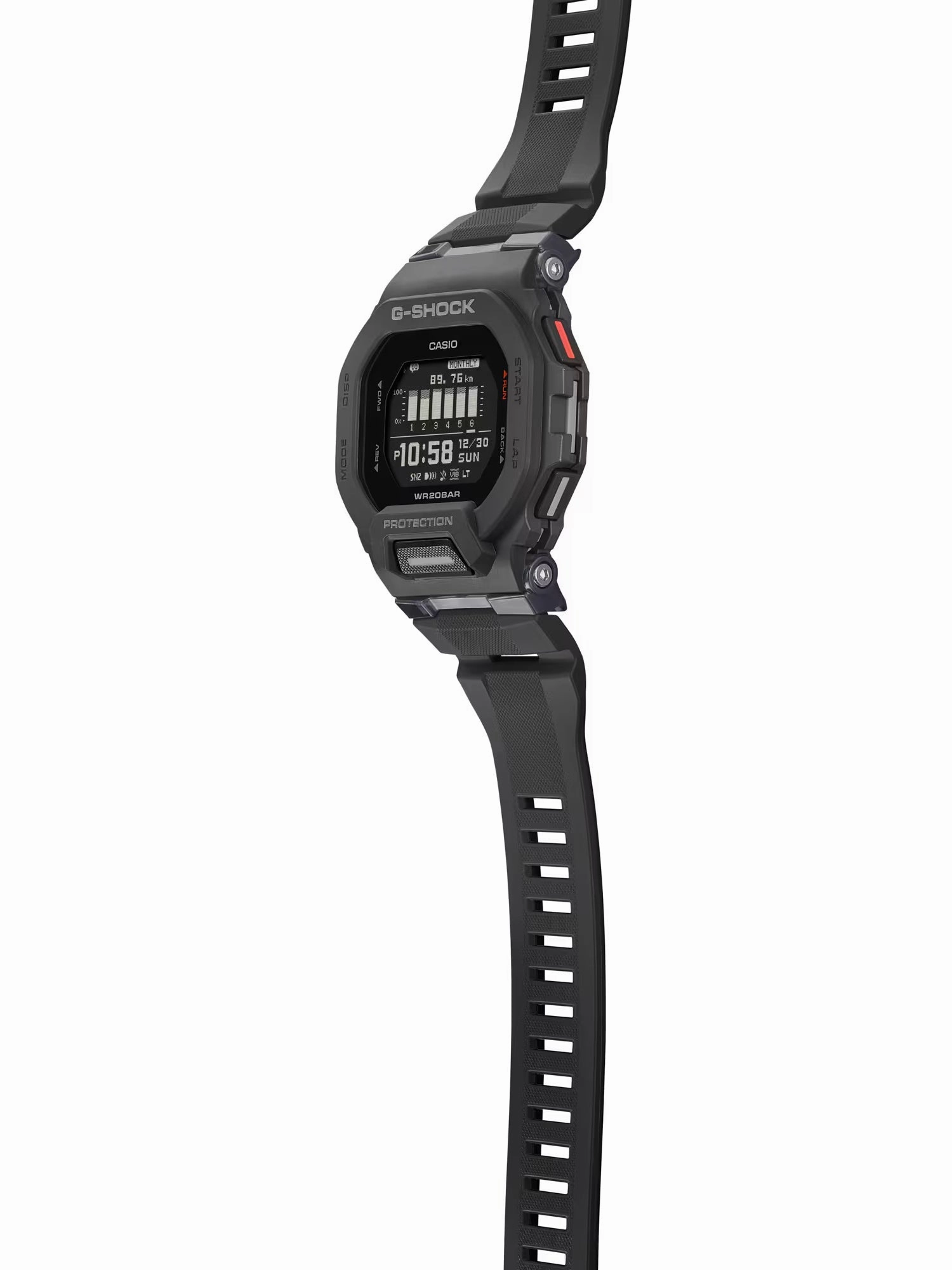 Casio G-Shock POWER TRAINER Black Mens Watch GBD200-1