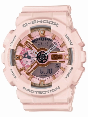Casio G-Shock S-SERIES Womens Pink Analog Digital Watch GMAS110MP-4A1 Sports Watch for Men/Women Budget Sports Watch Luxury Sports Watch