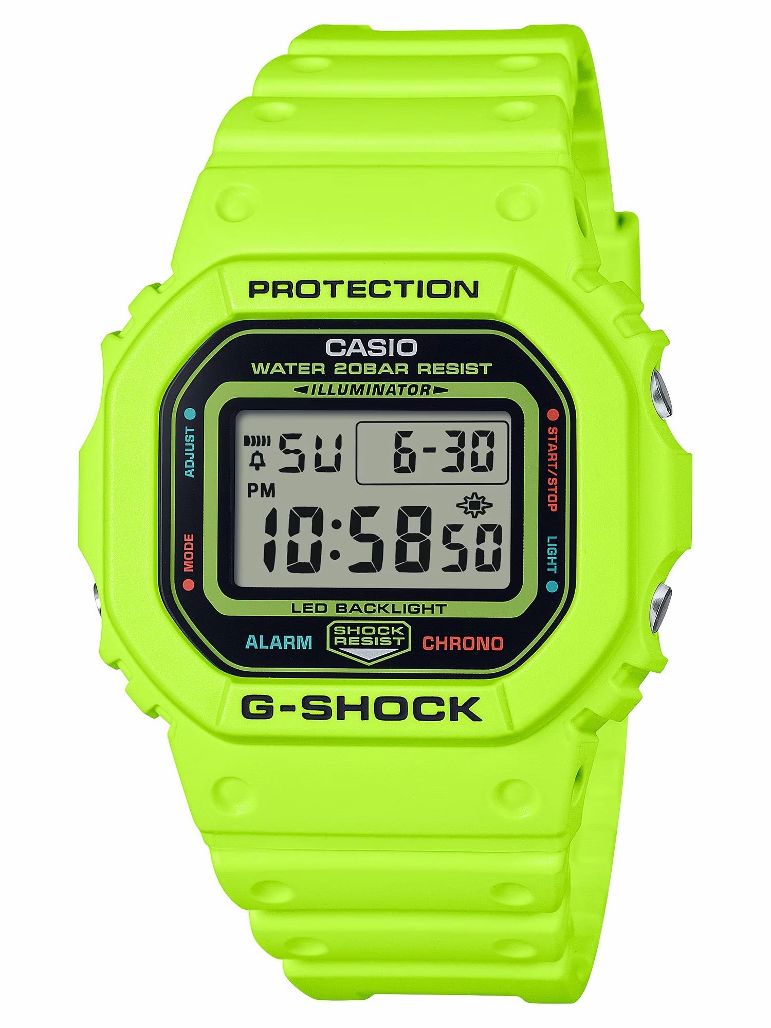 Casio G-Shock TEAM G-SHOCK Series Yellow Digital Watch DW5600EP-9 Sports Watch for Men/Women Budget Sports Watch Luxury Sports Watch