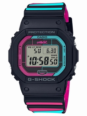 Casio G-SHOCK x GORILLAZ Collaboration Limited Edition Mens Watch GWB5600GZ-1 Hypoallergenic Silicone Watch Discount Silicone Watches