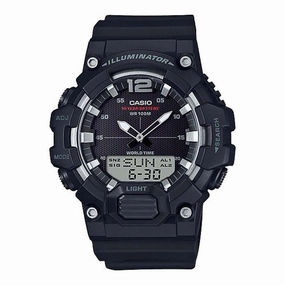 Casio HDC-700-1AVDF Black Resin Strap Watch for Men Affordable casual watches Sporty casual watches Affordable luxury casual watches