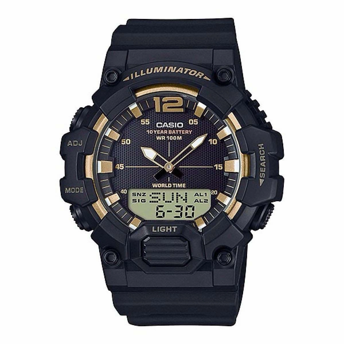 Casio HDC-700-9AVDF Black Resin Strap Watch for Men Affordable casual watches Sporty casual watches Affordable luxury casual watches