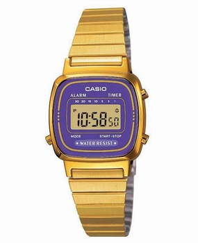 Casio LA670WGA-6DF Gold Stainless Watch for Women Affordable casual watches Sporty casual watches Affordable luxury casual watches