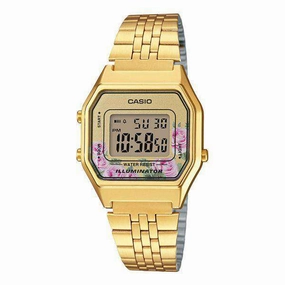 Casio LA680WGA-4CDF Gold Stainless Watch for Women Affordable casual watches Sporty casual watches Affordable luxury casual watches