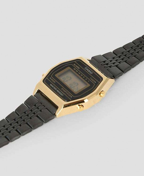 Casio LA690WGB-1DF Black Stainless Watch for Women
