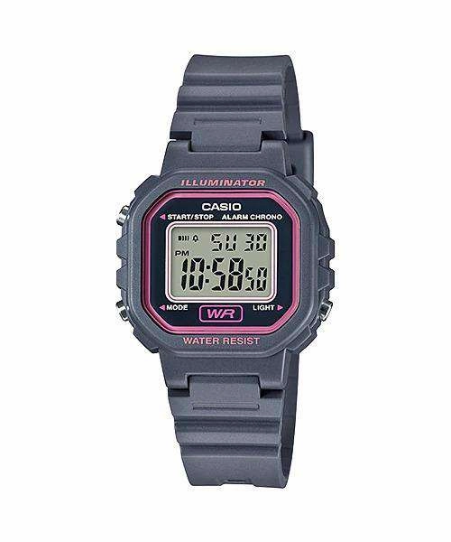 Casio LA-20WH-8ADF Grey Resin Strap Watch for Women,silicone watch,silicone strap watch,silicone watches for men,silicone watches for women,unisex silicone watch,kids silicone watch,sports silicone watch,casual silicone watch,waterproof silicone watch,sili