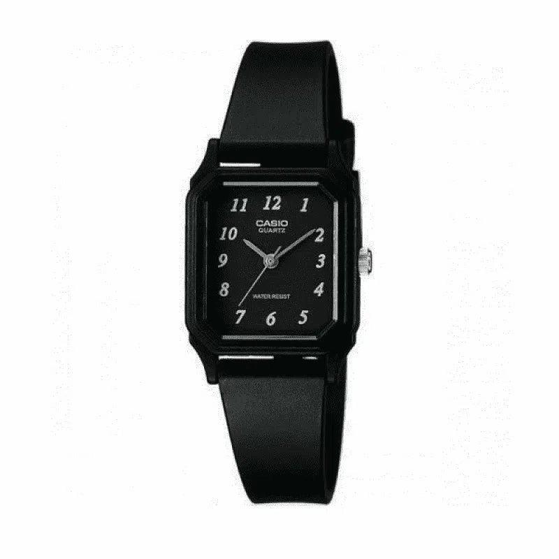 Casio LQ-142-1BDF Black Rubber Strap Watch for Women