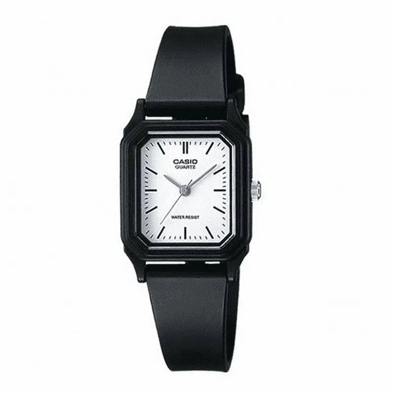Casio LQ-142-7EDF Black Rubber Strap Watch for Women Affordable casual watches Sporty casual watches Affordable luxury casual watches