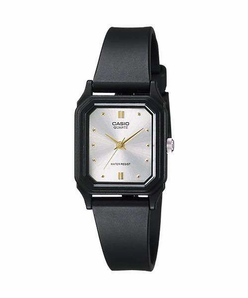 Casio LQ-142E-7ADF Black Rubber Strap Watch for Women Affordable casual watches Sporty casual watches Affordable luxury casual watches