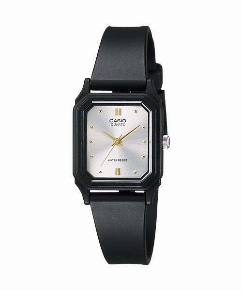 Casio LQ-142E-7ADF Black Rubber Strap Watch for Women,silicone watch,silicone strap watch,silicone watches for men,silicone watches for women,unisex silicone watch,kids silicone watch,sports silicone watch,casual silicone watch,waterproof silicone watch,si