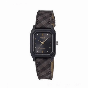 Casio LQ-142LB-1ADF Brown Leather Strap Watch for Women Affordable casual watches Sporty casual watches Affordable luxury casual watches