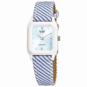 Casio LQ-142LB-2A2DF Blue Leather Strap Watch for Women Affordable casual watches Sporty casual watches Affordable luxury casual watches