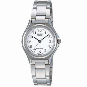 Casio LTP-1130A-7B Silver Stainless Watch for Women Affordable casual watches Sporty casual watches Affordable luxury casual watches