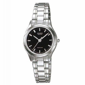 Casio LTP-1275D-1ADF Silver Stainless Steel Watch for Women Affordable casual watches Sporty casual watches Affordable luxury casual watches