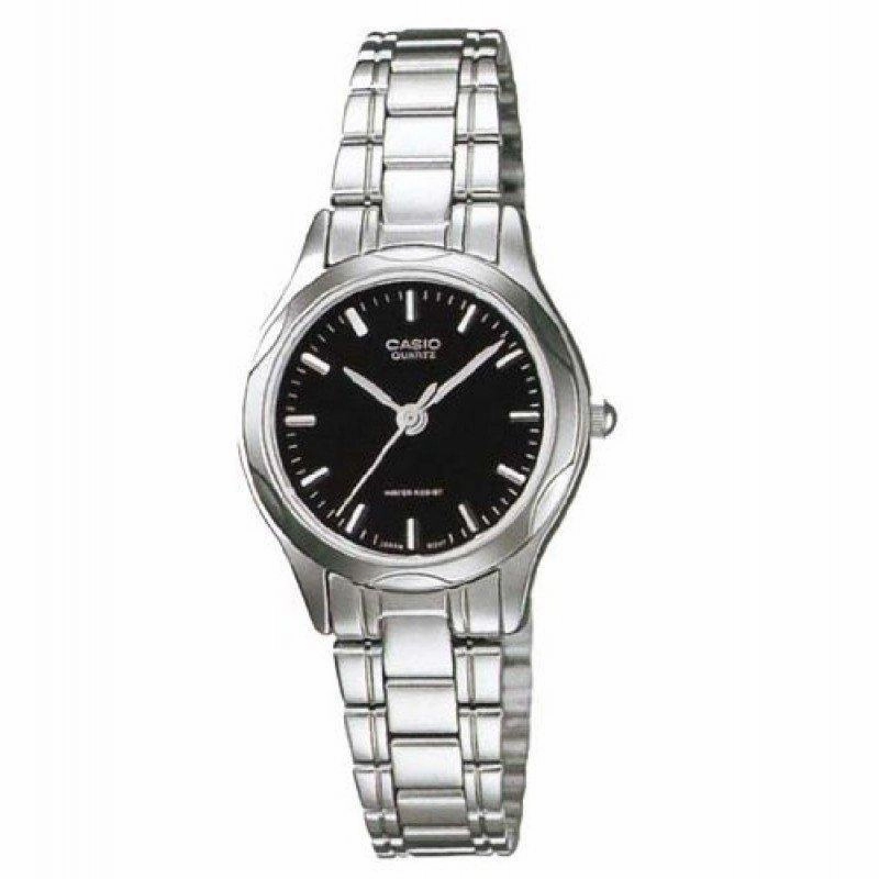 Casio LTP-1275D-1ADF Silver Stainless Steel Watch for Women Affordable casual watches Sporty casual watches Affordable luxury casual watches