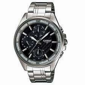 Casio LTP-2086D-1A Silver Stainless Watch for Women Affordable casual watches Sporty casual watches Affordable luxury casual watches