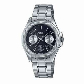 Casio LTP-2088D-1A2 Silver Stainless Watch for Women Affordable casual watches Sporty casual watches Affordable luxury casual watches