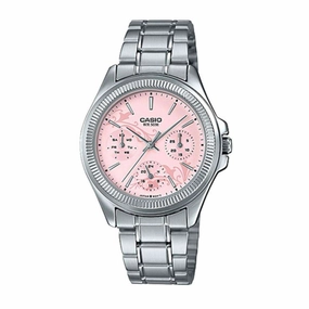Casio LTP-2088D-4A Silver Stainless Watch for Women Affordable casual watches Sporty casual watches Affordable luxury casual watches