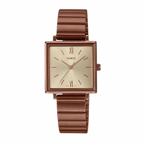 Casio LTP-E155R-9A Rose Gold Stainless Watch for Women Affordable casual watches Sporty casual watches Affordable luxury casual watches