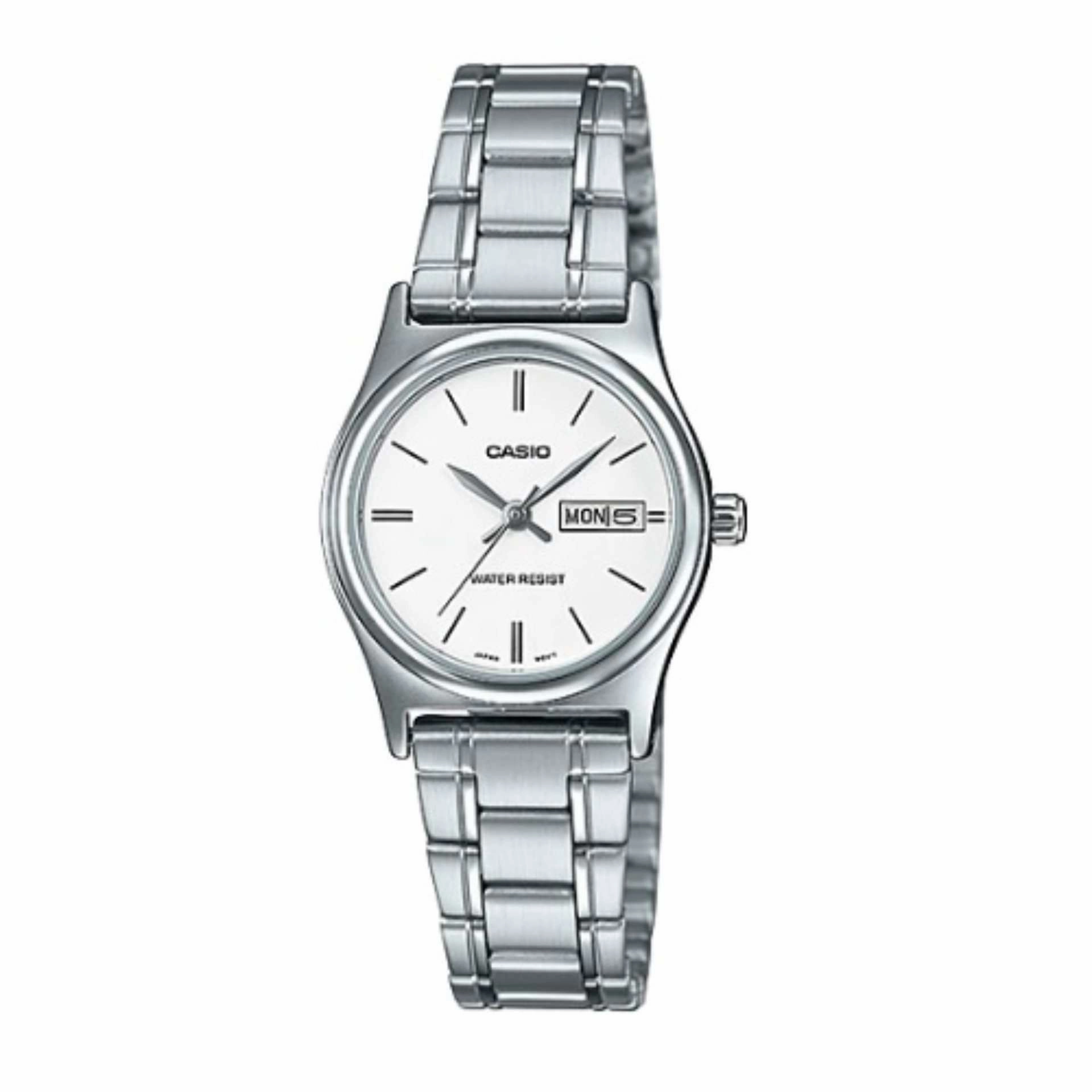Casio LTP-V006D-7B2 Silver Stainless Watch for Women Affordable casual watches Sporty casual watches Affordable luxury casual watches