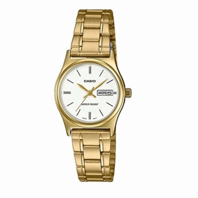 Casio LTP-V006G-7B Gold Stainless Steel Watch for Women Affordable casual watches Sporty casual watches Affordable luxury casual watches
