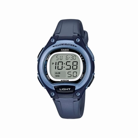 Casio LW-203-2AVDF Digital Blue Silicone Strap Watch for Women Affordable casual watches Sporty casual watches Affordable luxury casual watches
