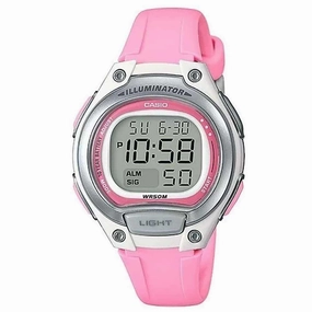 Casio LW-203-4AVDF Digital Pink Resin Strap Watch for Women Affordable casual watches Sporty casual watches Affordable luxury casual watches