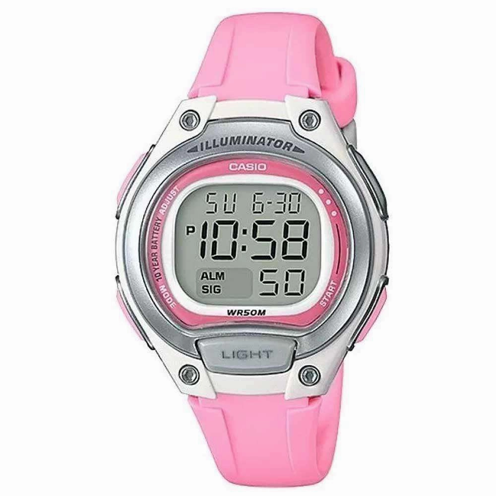Casio LW-203-4AVDF Digital Pink Resin Strap Watch for Women,silicone watch,silicone strap watch,silicone watches for men,silicone watches for women,unisex silicone watch,kids silicone watch,sports silicone watch,casual silicone watch,waterproof silicone wa