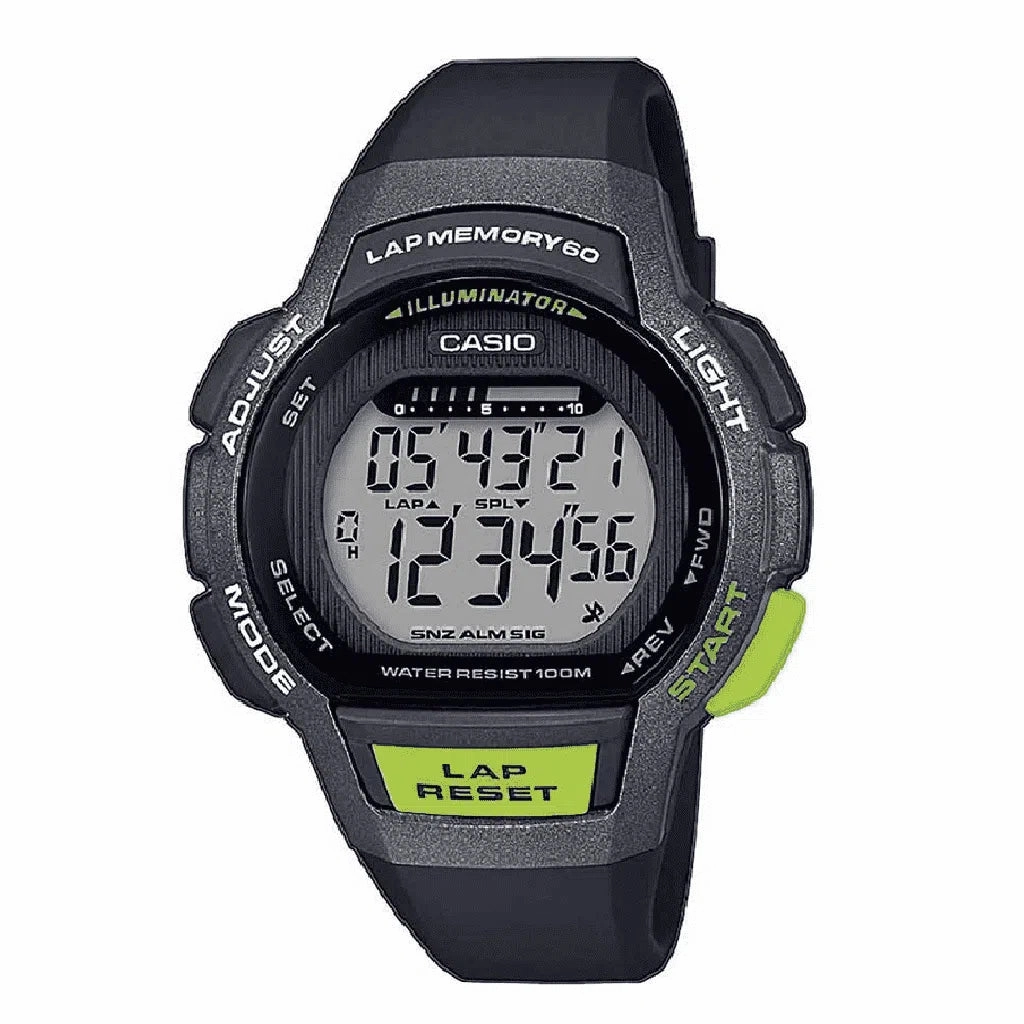 Casio LWS-1000H-1A Black Resin Unisex Watch Affordable casual watches Sporty casual watches Affordable luxury casual watches