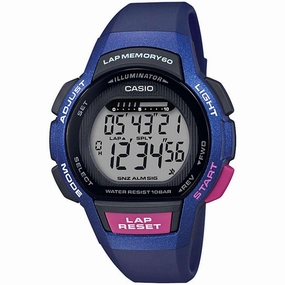 Casio LWS-1000H-2A Blue Resin Unisex Watch Affordable casual watches Sporty casual watches Affordable luxury casual watches