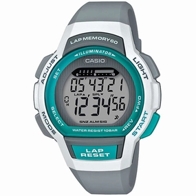 Casio LWS-1000H-8A Gray Resin Unisex Watch Affordable casual watches Sporty casual watches Affordable luxury casual watches