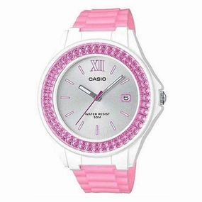 Casio LX-500H-4E3VDF Pink Resin Strap Watch for Women,silicone watch,silicone strap watch,silicone watches for men,silicone watches for women,unisex silicone watch,kids silicone watch,sports silicone watch,casual silicone watch,waterproof silicone watch,si