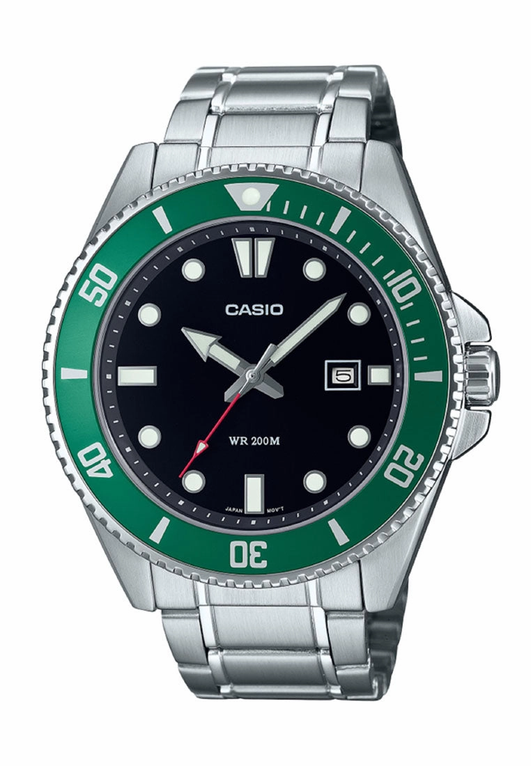 Casio MDV-107D-3A Rolex STARBUCKS 44m Budget-Friendly Alternative,men's watches,watch for men, best men's watches,luxury men's watch,minimalist men's watch,casual men's watch,dress watch for men,automatic men's watch,quartz men's watch,cheap men's 