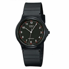 Casio MQ-24-1BLDF Black Resin Strap Unisex Watch Affordable casual watches Sporty casual watches Affordable luxury casual watches
