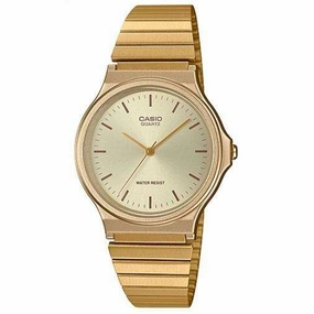 Casio MQ-24G-9EDF Gold Plated Strap Watch for Women Affordable casual watches Sporty casual watches Affordable luxury casual watches