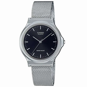 Casio MQ-24M-1EDF Stainless Steel Mesh Strap Watch for Women Affordable casual watches Sporty casual watches Affordable luxury casual watches