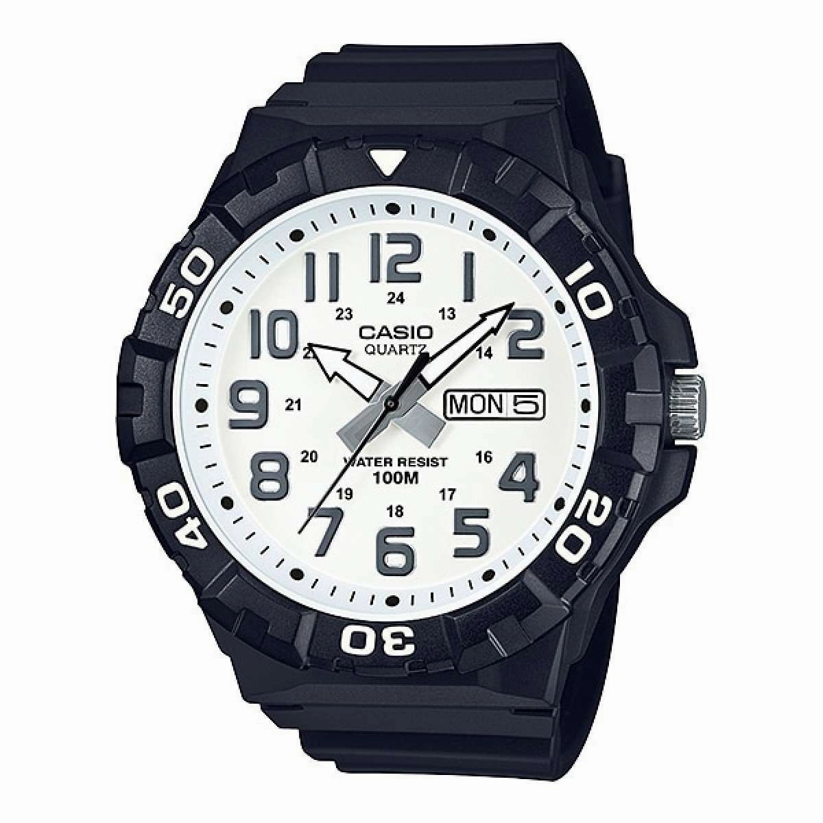 Casio MRW-210H-7AVDF Analog Black Resin Strap Watch for Men Affordable casual watches Sporty casual watches Affordable luxury casual watches