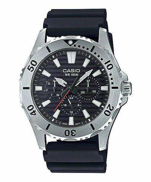Casio MTD-1086-1A Analog Resin Black Strap Watch for Men Affordable casual watches Sporty casual watches Affordable luxury casual watches