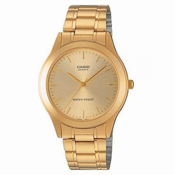 Casio MTP-1128N-9A Gold Stainless Steel Watch for Men and Women Affordable casual watches Sporty casual watches Affordable luxury casual watches