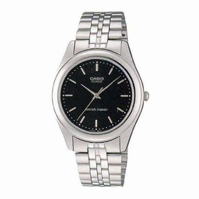Casio MTP-1129A-1ARDF Silver Stainless Steel Strap Watch for Men Affordable casual watches Sporty casual watches Affordable luxury casual watches