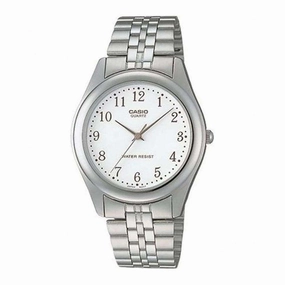 Casio MTP-1129A-7BRDF Silver Stainless Steel Strap Watch for Men Affordable casual watches Sporty casual watches Affordable luxury casual watches