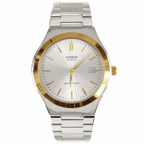 Casio MTP-1170G-7ARDF Silver Stainless Steel Strap Watch for Men Affordable casual watches Sporty casual watches Affordable luxury casual watches