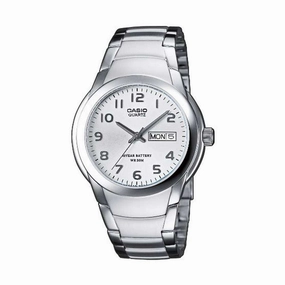 Casio MTP-1229D-7A Silver Stainless Steel Strap Watch for Men Affordable casual watches Sporty casual watches Affordable luxury casual watches