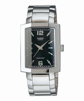 Casio MTP-1233D-1ADF Silver Stainless Steel Strap Watch for Men Affordable casual watches Sporty casual watches Affordable luxury casual watches