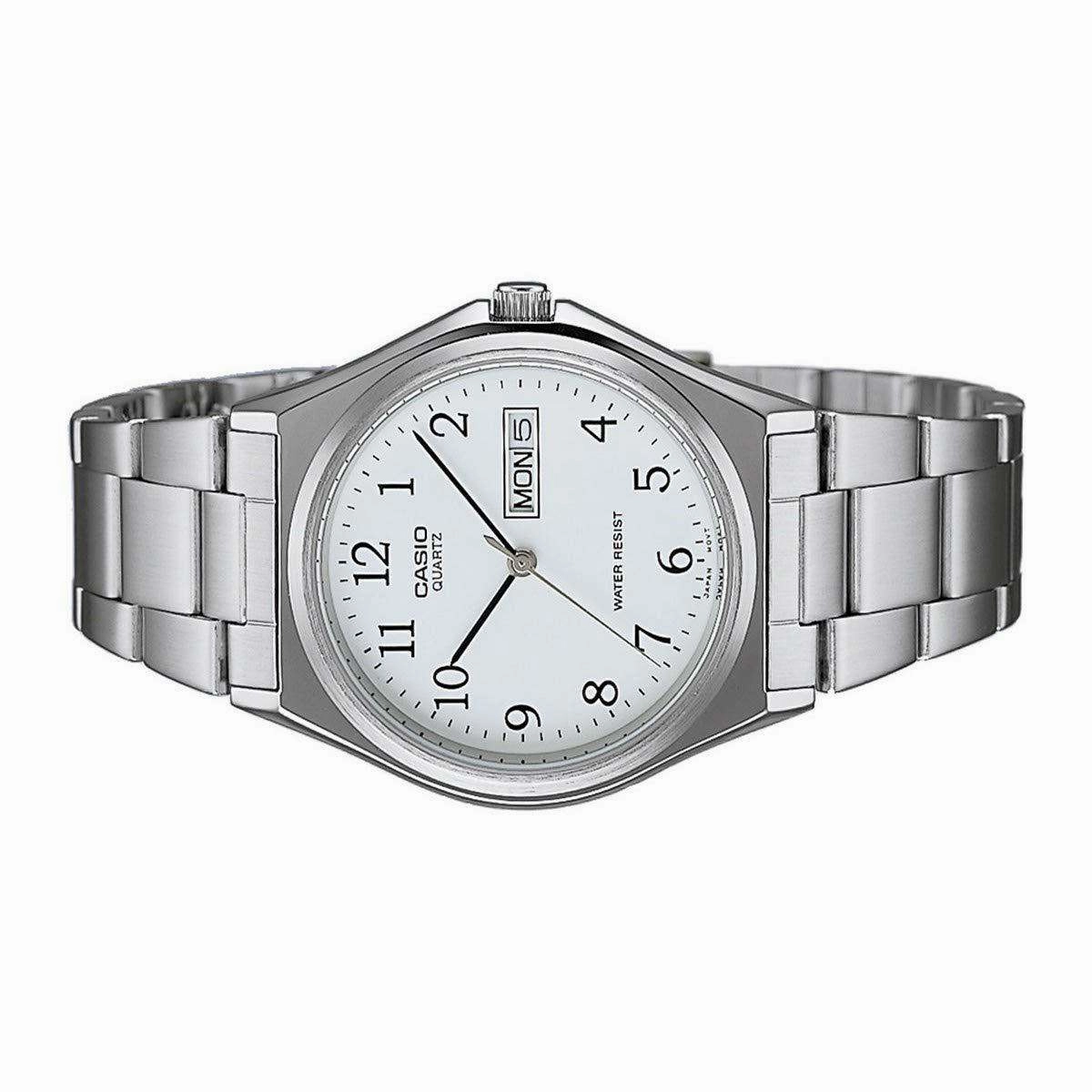 Casio MTP-1240D-7BDF Silver Stainless Steel Strap Watch for Men