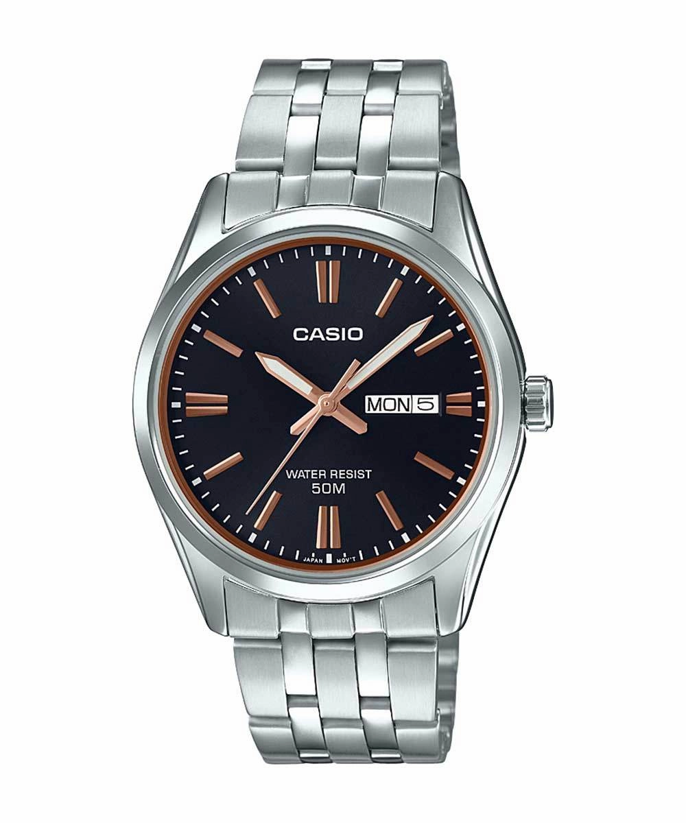 Casio MTP-1335D-1A2VDF Silver Stainless Steel Strap Watch for Men,men's watches,watch for men, best men's watches,luxury men's watch,minimalist men's watch,casual men's watch,dress watch for men,automatic men's watch,quartz men's watch,cheap men's 
