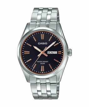 Casio MTP-1335D-1A2VDF Silver Stainless Steel Strap Watch for Men,men's watches,watch for men, best men's watches,luxury men's watch,minimalist men's watch,casual men's watch,dress watch for men,automatic men's watch,quartz men's watch,cheap men's 